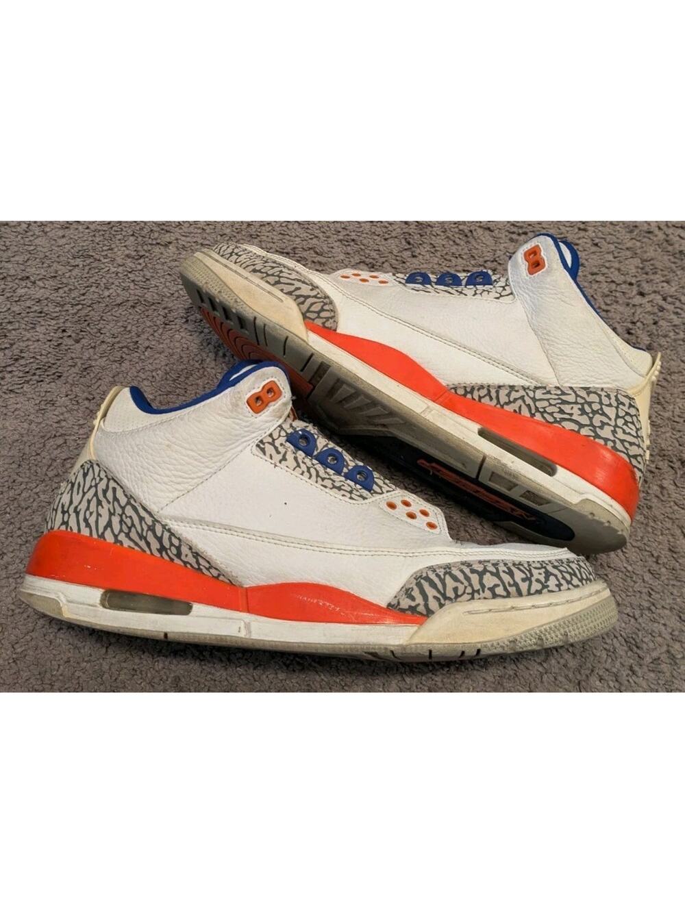 Jordan 3 Retro New York Knicks Shoes 136064-148 Men's 11.5